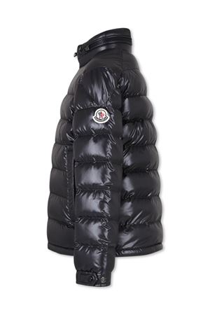 bomber in piuma d'oca blu MONCLER KIDS | J29541A00062595ZJ999